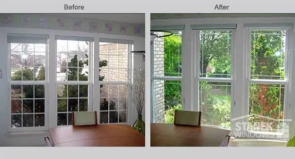Completed window replacement on East El Paso ranch home